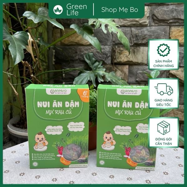 Nui Ăn Dặm Rau Củ Anpaso 150g