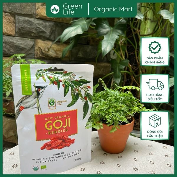 Kỷ Tử Đỏ Hữu Cơ Organic Life 200G