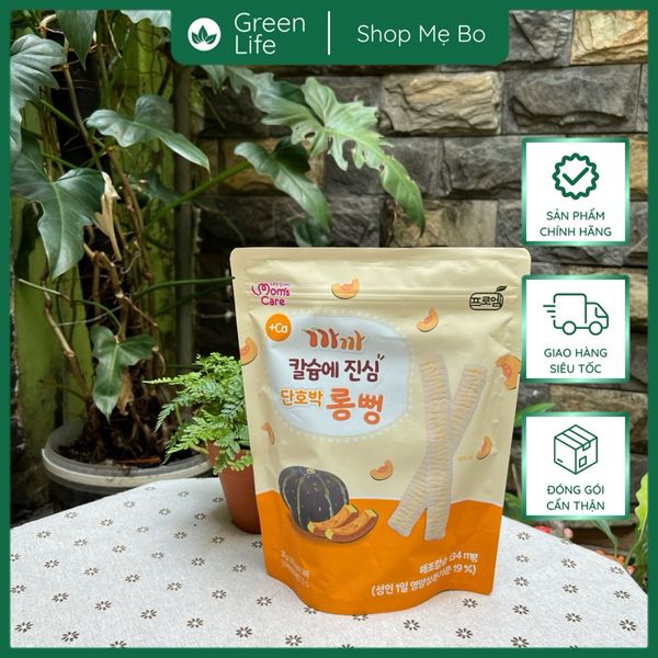 Bánh gạo lứt canxi thanh dài Mom’s Care cho bé từ 6 tháng tuổi