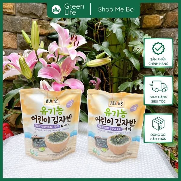 Rong biển hữu cơ rắc cơm Alvins