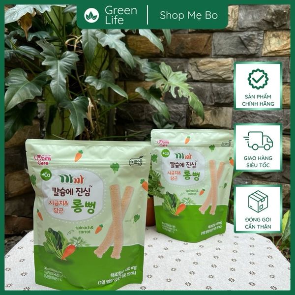 Bánh gạo lứt canxi thanh dài Mom’s Care cho bé từ 6 tháng tuổi