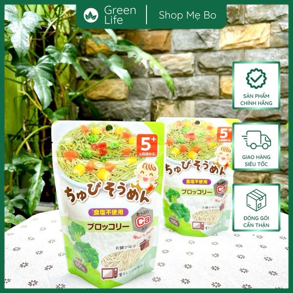 Mỳ somen Chubi bổ sung canxi cho bé Nhật Bản