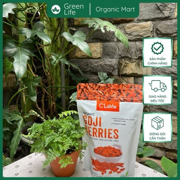 Kỷ tử hữu cơ C'LaVie 170g (34g x 5 gói)