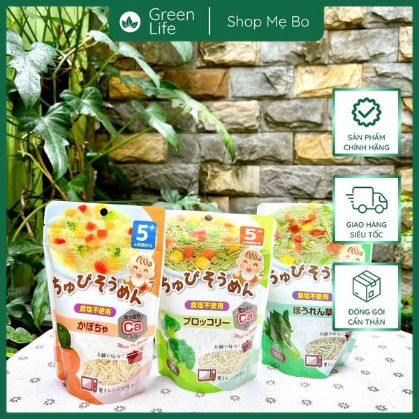 Mỳ somen Chubi bổ sung canxi cho bé Nhật Bản