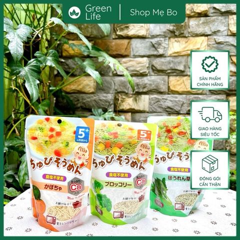 Mỳ somen Chubi bổ sung canxi cho bé Nhật Bản