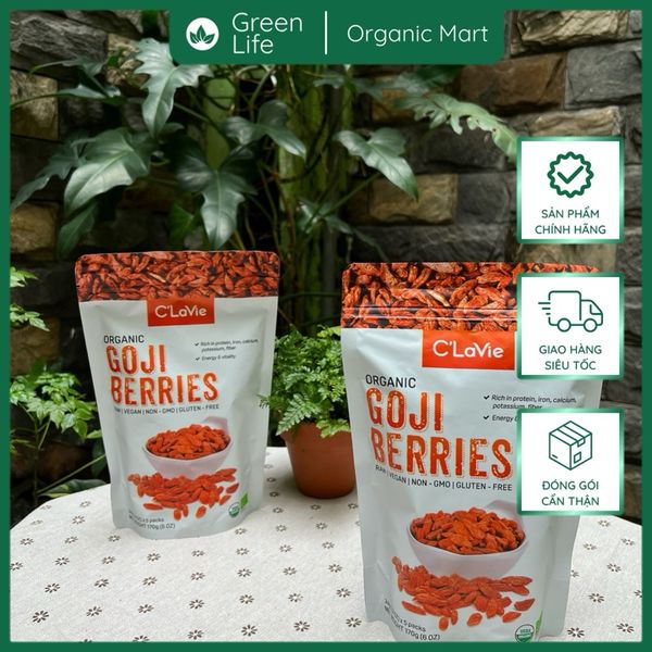 Kỷ tử hữu cơ C'LaVie 170g (34g x 5 gói)