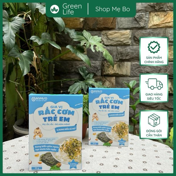 Gia vị rắc cơm trẻ em Anpaso 35g