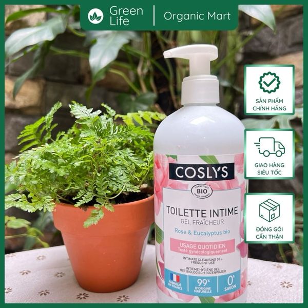 Dung dịch vệ sinh phụ nữ hữu cơ (Intimate Cleansing Gel) - Coslys