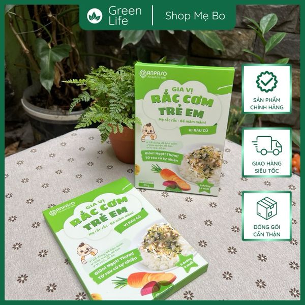 Gia vị rắc cơm trẻ em Anpaso 35g