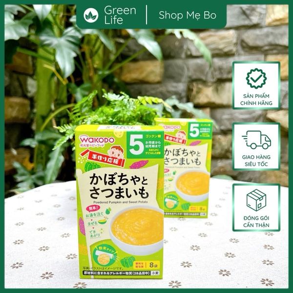 Bột ăn dặm Wakodo cho bé 5-7 tháng tuổi đủ vị