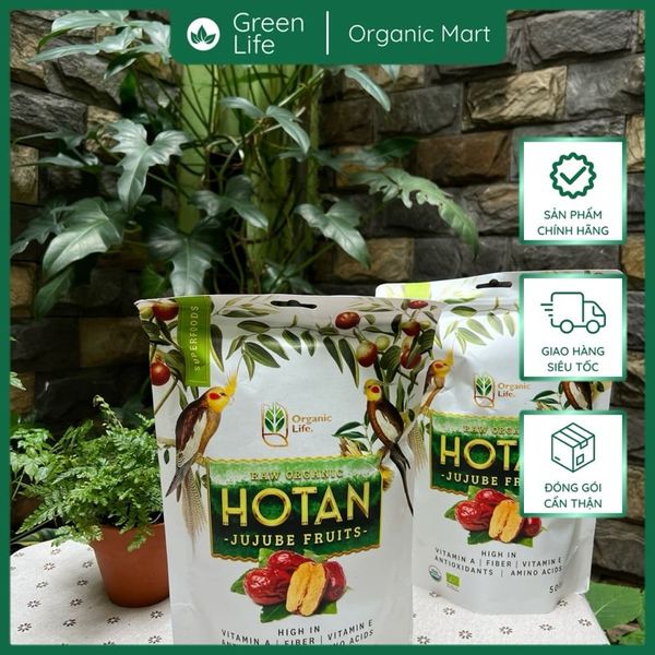 Táo đỏ khô hữu cơ HOTAN Organic Life