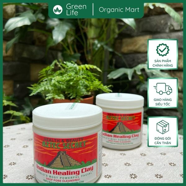 Mặt nạ đất sét Aztec Secret hàng Mỹ