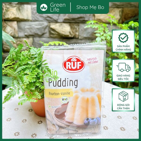 Bột làm Pudding hữu cơ Ruf 40g