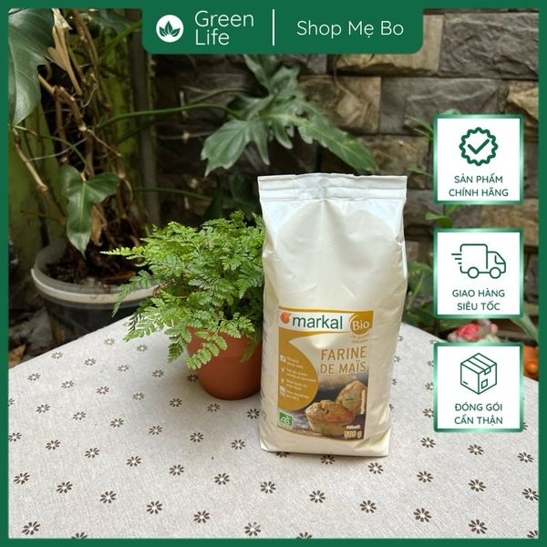 Bột bắp hữu cơ hạt mịn Markal 500g