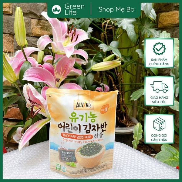 Rong biển hữu cơ rắc cơm Alvins