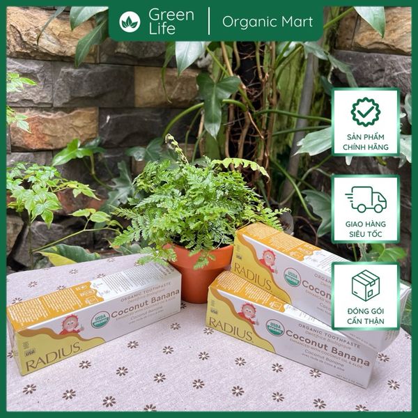 Kem Đánh Răng Hữu Cơ RADIUS