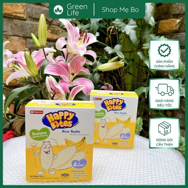 Bánh ăn dặm Happy Bites 50g