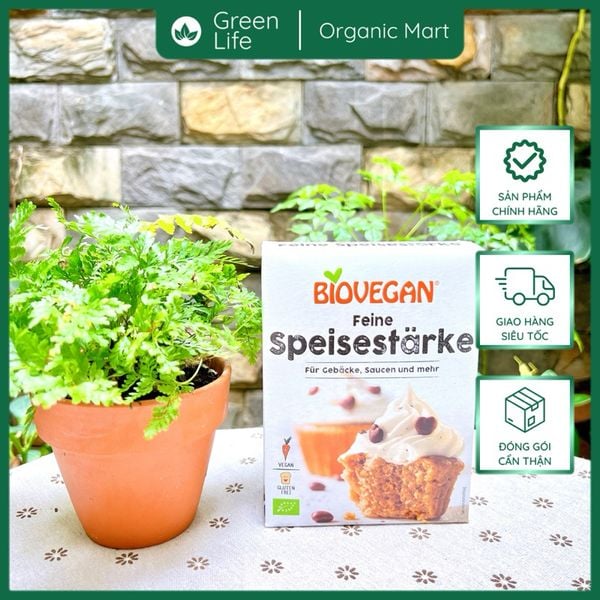 Tinh bột bắp hữu cơ BioVegan 250g