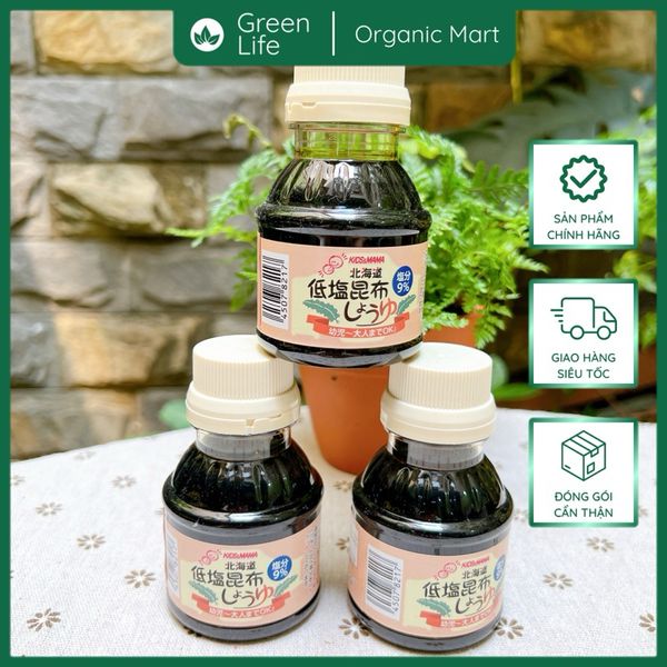 Nước tương tảo bẹ nguyên chất Hokkaido Kids&Mama 100ml