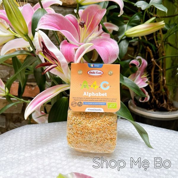 Nui rau củ hữu cơ cho bé hình chữ dalla costa 200g