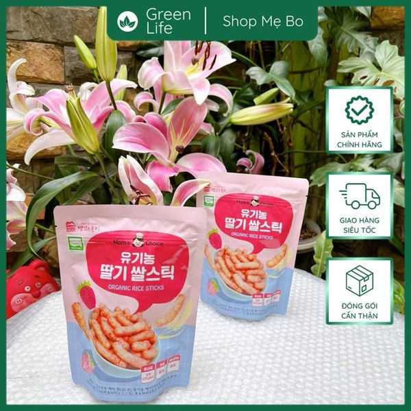 BÁNH GẠO HỮU CƠ MOM'S CHOICE 30G
