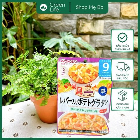 Cháo ăn liền Wakodo ăn dặm cho bé 7m+ 9m+ đủ vị 80g