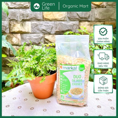 Đậu Hà Lan hữu cơ Markal (xanh & vàng) 500g