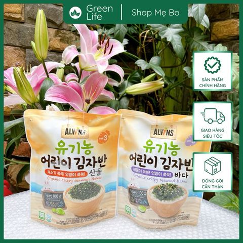 Rong biển hữu cơ rắc cơm Alvins