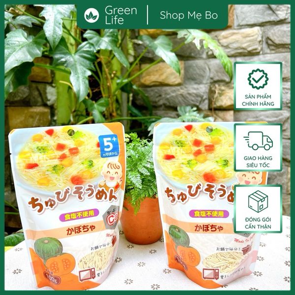 Mỳ somen Chubi bổ sung canxi cho bé Nhật Bản