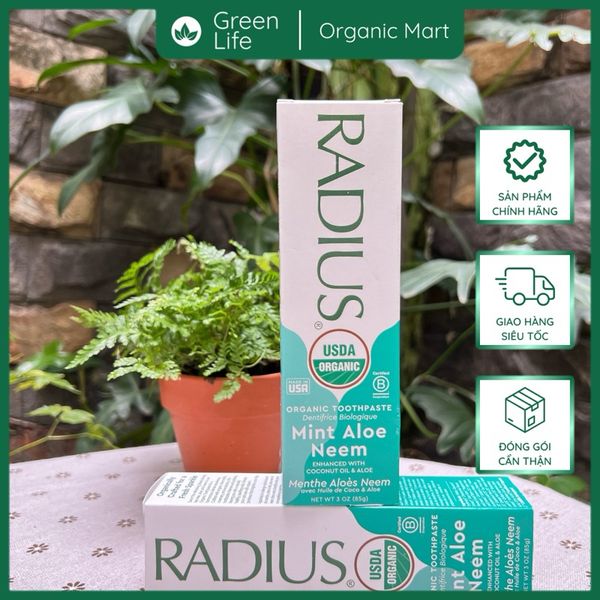 Kem Đánh Răng Hữu Cơ RADIUS