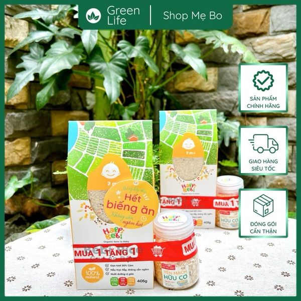 Gạo ăn dặm - Gạo vỡ cám mầm - Gạo vỡ trộn hạt Bébi Rice