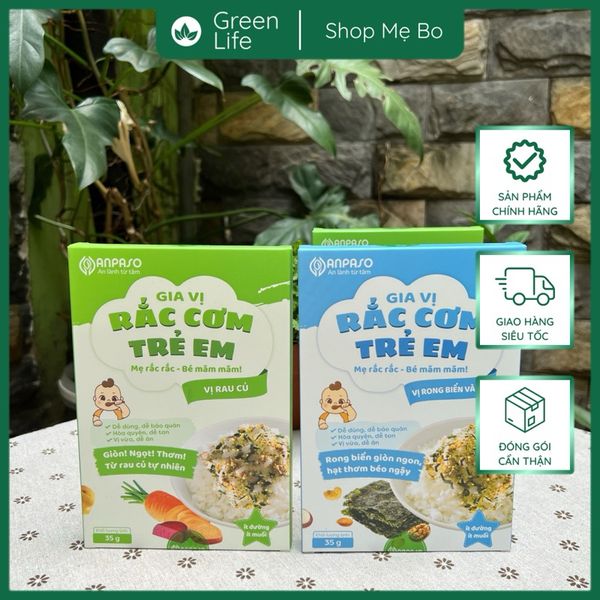 Gia vị rắc cơm trẻ em Anpaso 35g