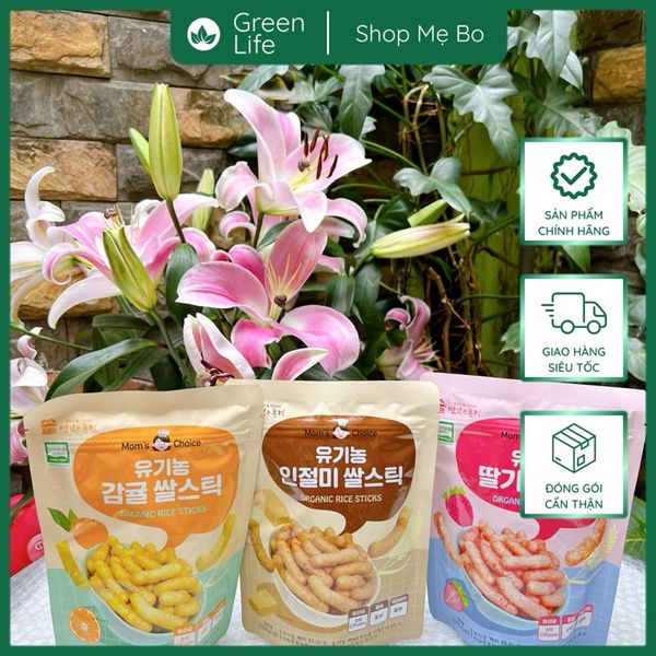 BÁNH GẠO HỮU CƠ MOM'S CHOICE 30G