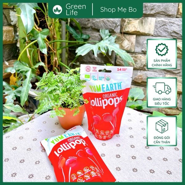 KẸO MÚT HỮU CƠ YUMEARTH - gói 14 que