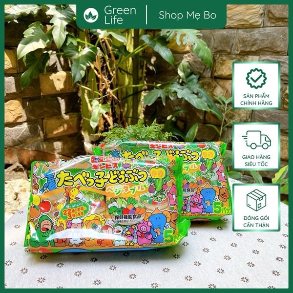 BÁNH QUY ĂN DẶM GINBIS HÌNH THÚ VỊ RAU CỦ