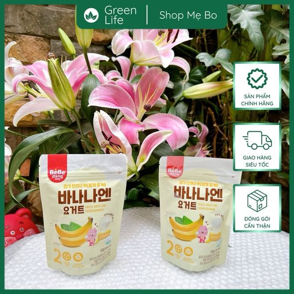 SỮA CHUA SẤY KHÔ BEBEDANG HÀN QUỐC CHO BÉ TỪ 6M+ (16G)