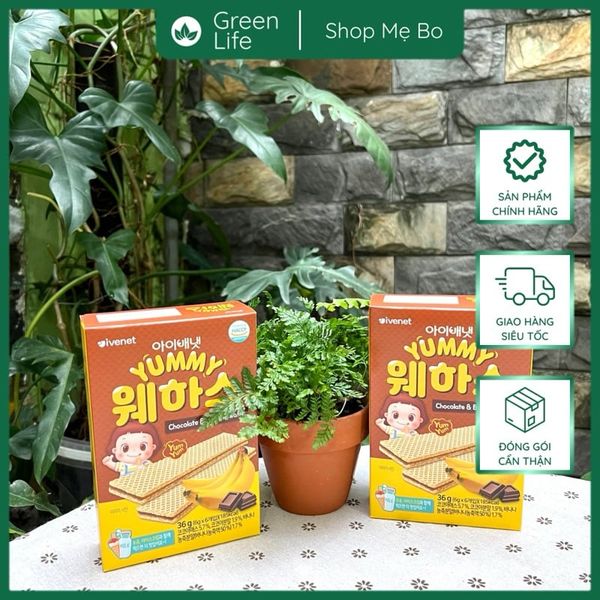 Bánh xốp nhân kem Ivenet