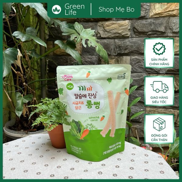 Bánh gạo lứt canxi thanh dài Mom’s Care cho bé từ 6 tháng tuổi