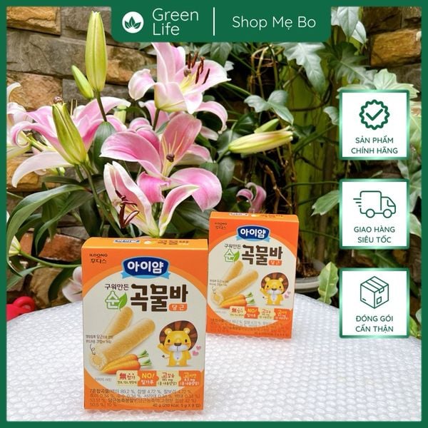 Bánh quế ăn dặm ngũ cốc Ildong Hàn Quốc 40g