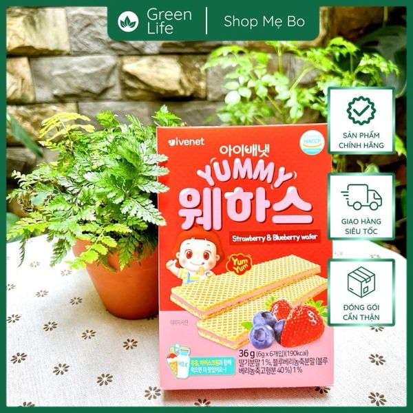 Bánh xốp nhân kem Ivenet