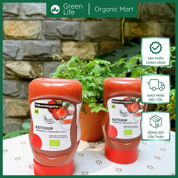 Sốt tương cà Ketchup hữu cơ IL Nutrimento 310g