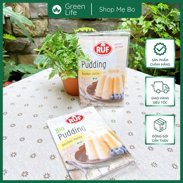 Bột làm Pudding hữu cơ Ruf 40g