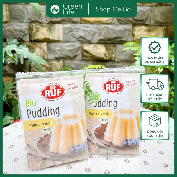 Bột làm Pudding hữu cơ Ruf 40g