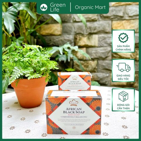 XÀ PHÒNG ĐEN NUBIAN HERITAGE AFRICAN BLACK SOAP