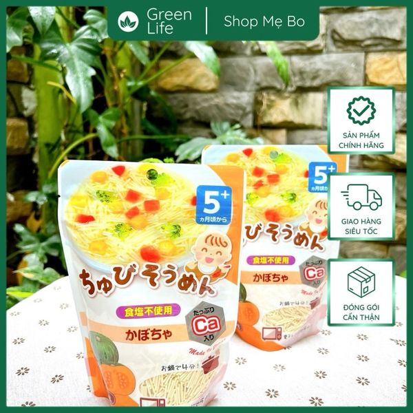Mỳ somen Chubi bổ sung canxi cho bé Nhật Bản