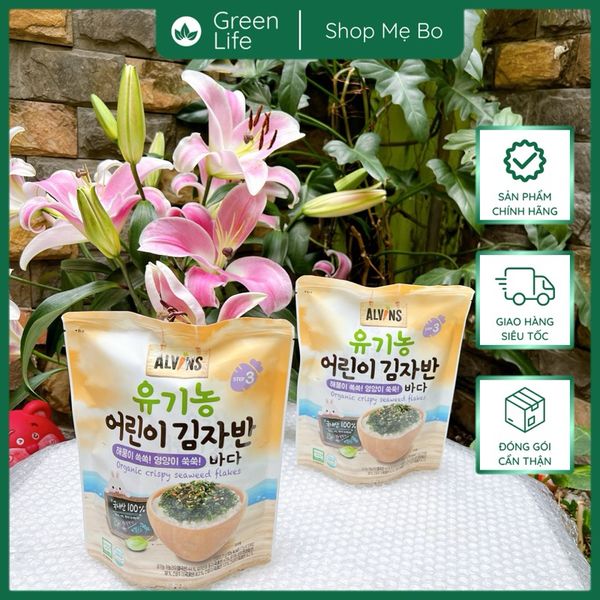 Rong biển hữu cơ rắc cơm Alvins