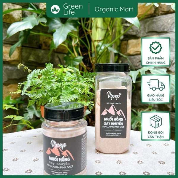 Muối hồng Himalayan Pink Salt Vipep 200g-500g
