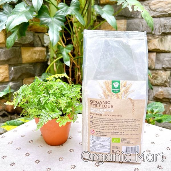 Bột Lúa Mạch Đen Nguyên Cám Hữu Cơ 1kg Organic Whole Rye Flour