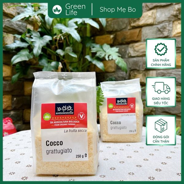 Vụn dừa hữu cơ Sottolestelle 250g