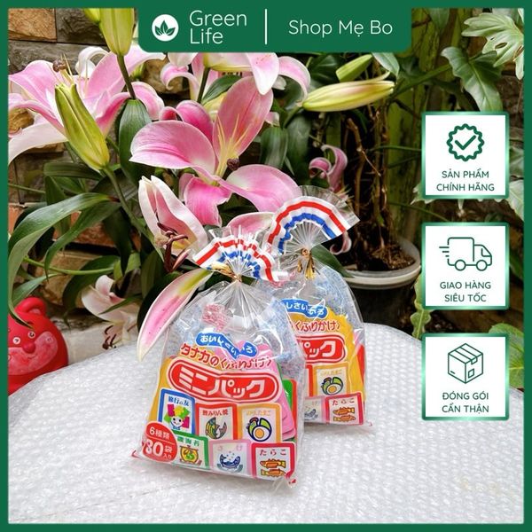 Gia vị rắc cơm Tanaka Nhật Bản 6 vị 30 gói